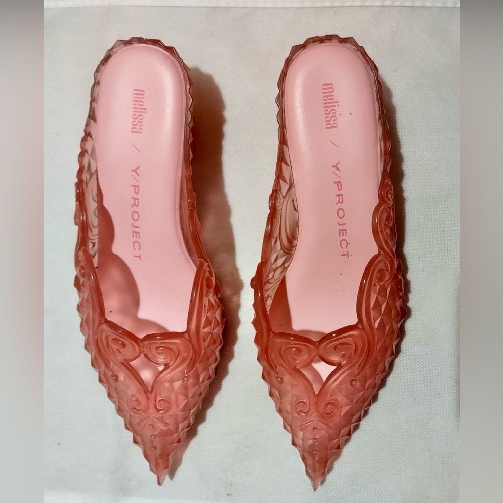Melissa Y Project Court Shoe Jellies Plastic mules size 6 2024 NEW